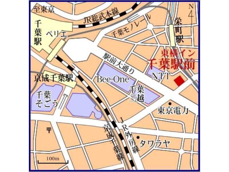 Toyoko Inn Chiba Ekimae Esterno foto